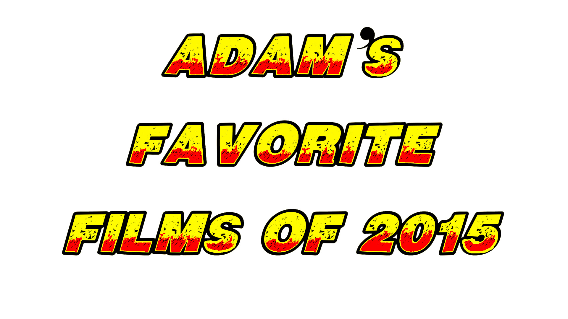 Adam's Favorite Films of 2015