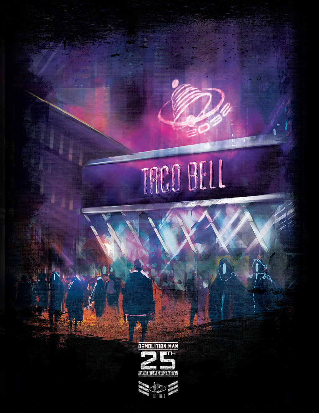 DEMOLITION MAN 25TH ANNIVERSARY AT TACO BELL (2018) - Poster