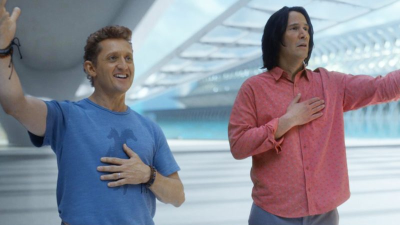 Alex Winter & Keanu Reeves in 'Bill & Ted Face the Music'